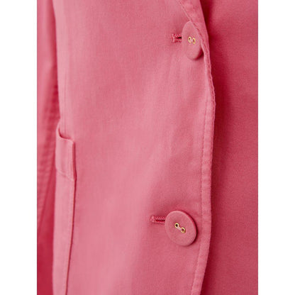 Lardini Pink Cotton Blazer Lardini
