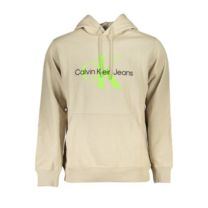 Calvin Klein Beige Cotton Men's Sweatshirt