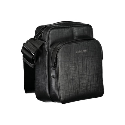Calvin Klein Black Polyester Men Shoulder Bag