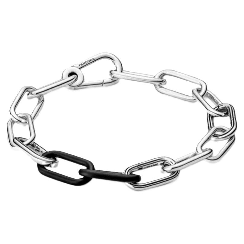 PANDORA CHARMS Mod.  STYLING MATTE DOUBLE LINK