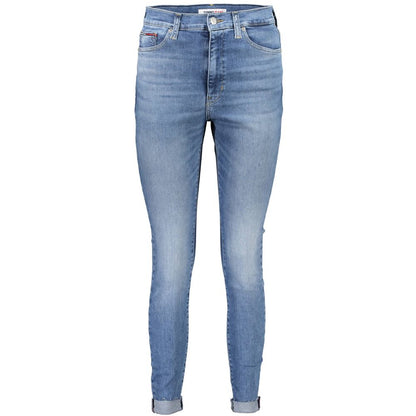 Tommy Hilfiger Azzurro Cotton Women's Skinny Jeans Tommy Hilfiger