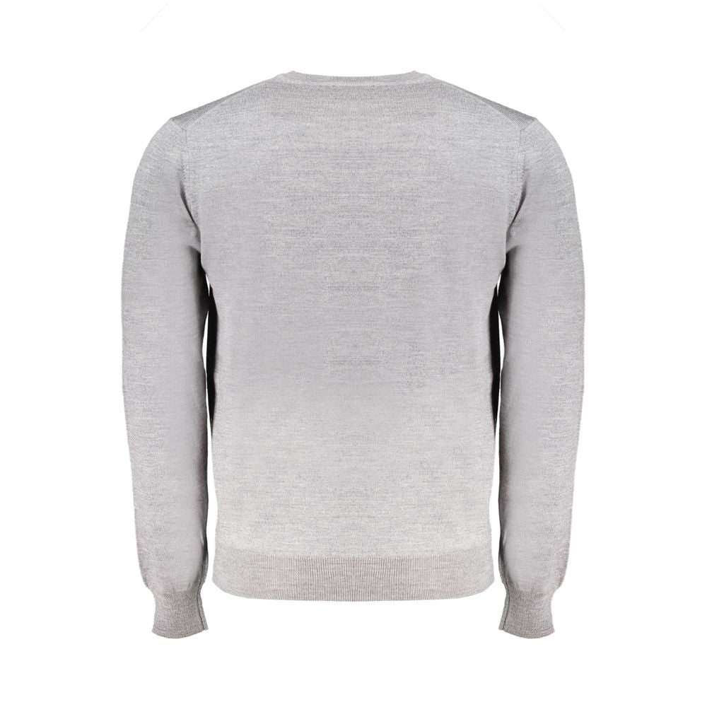 Harmont & Blaine Gray Wool Sweatshirt