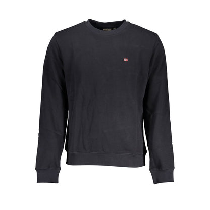 Napapijri Black Cotton Sweatshirt Napapijri