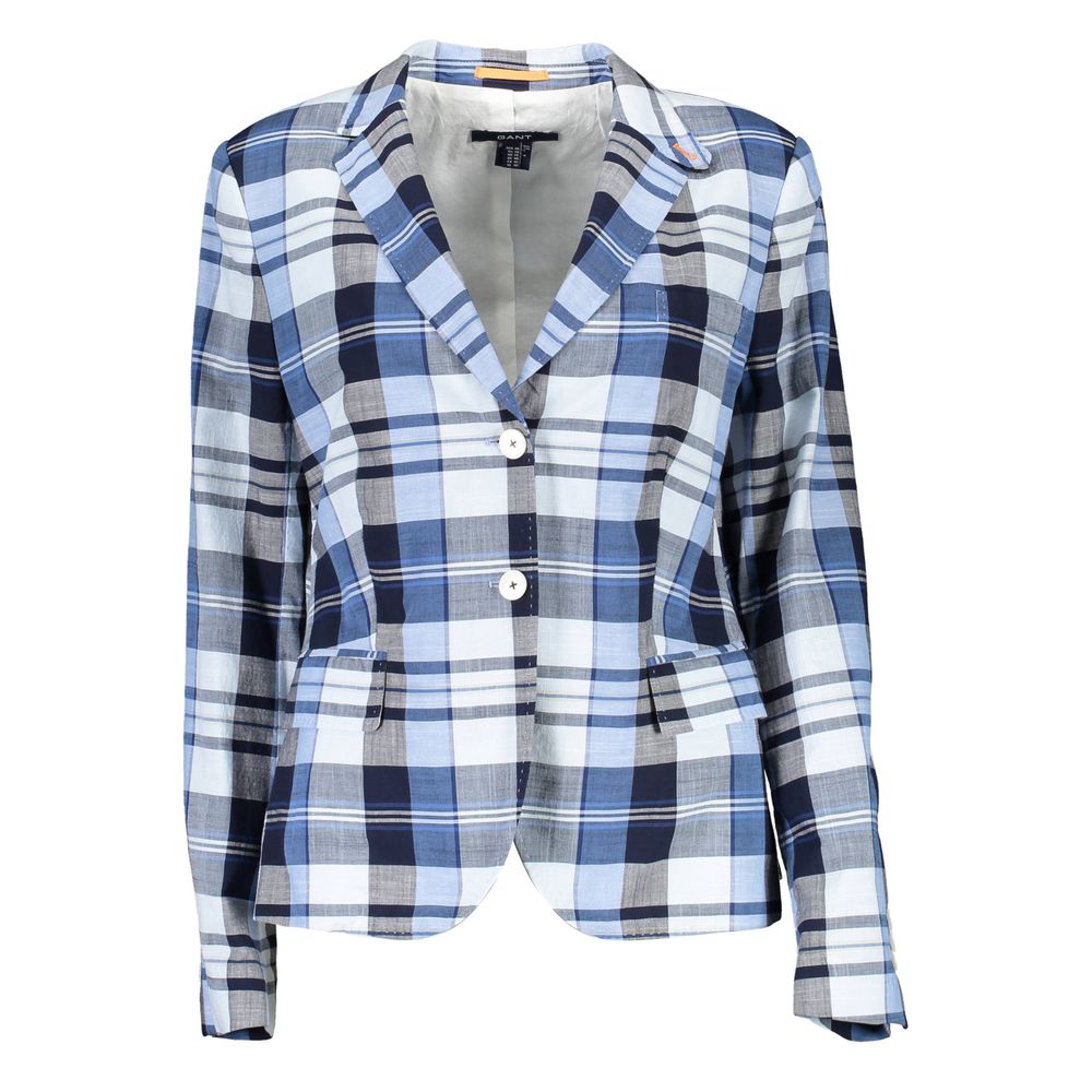 Gant Azzurro Cotton Women Jacket
