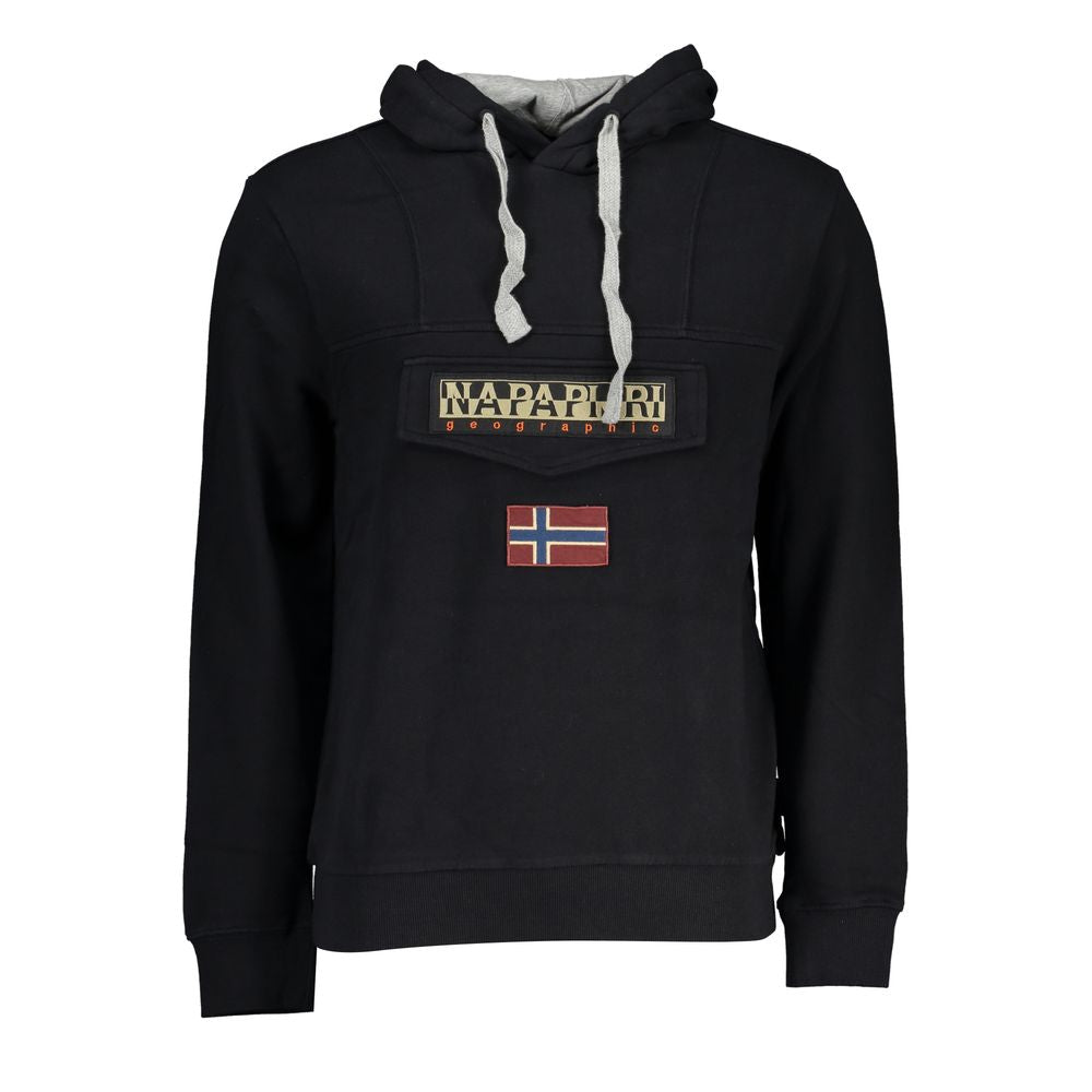 Napapijri Black Cotton Sweatshirt