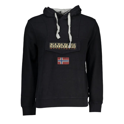 Napapijri Black Cotton Sweatshirt
