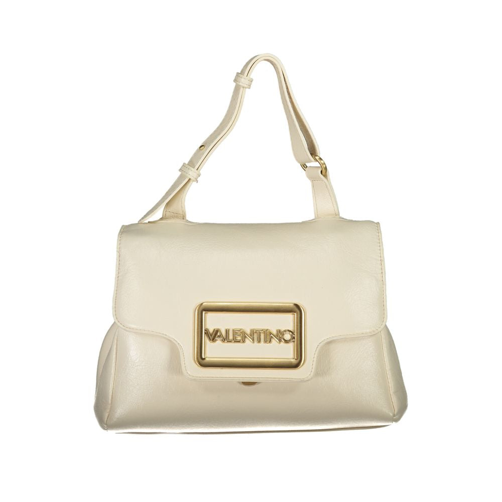 Mario Valentino Beige Polyurethane Women Handbag