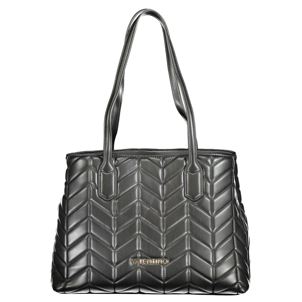 Mario Valentino Black Polyurethane Women's Handbag