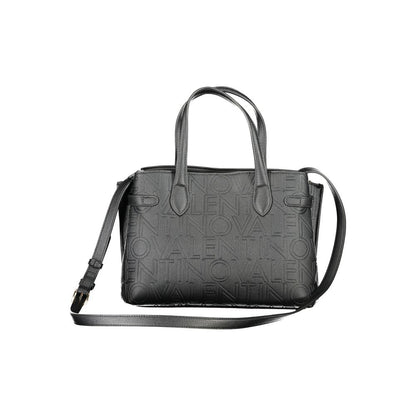 Mario Valentino Black Polyurethane Women Handbag