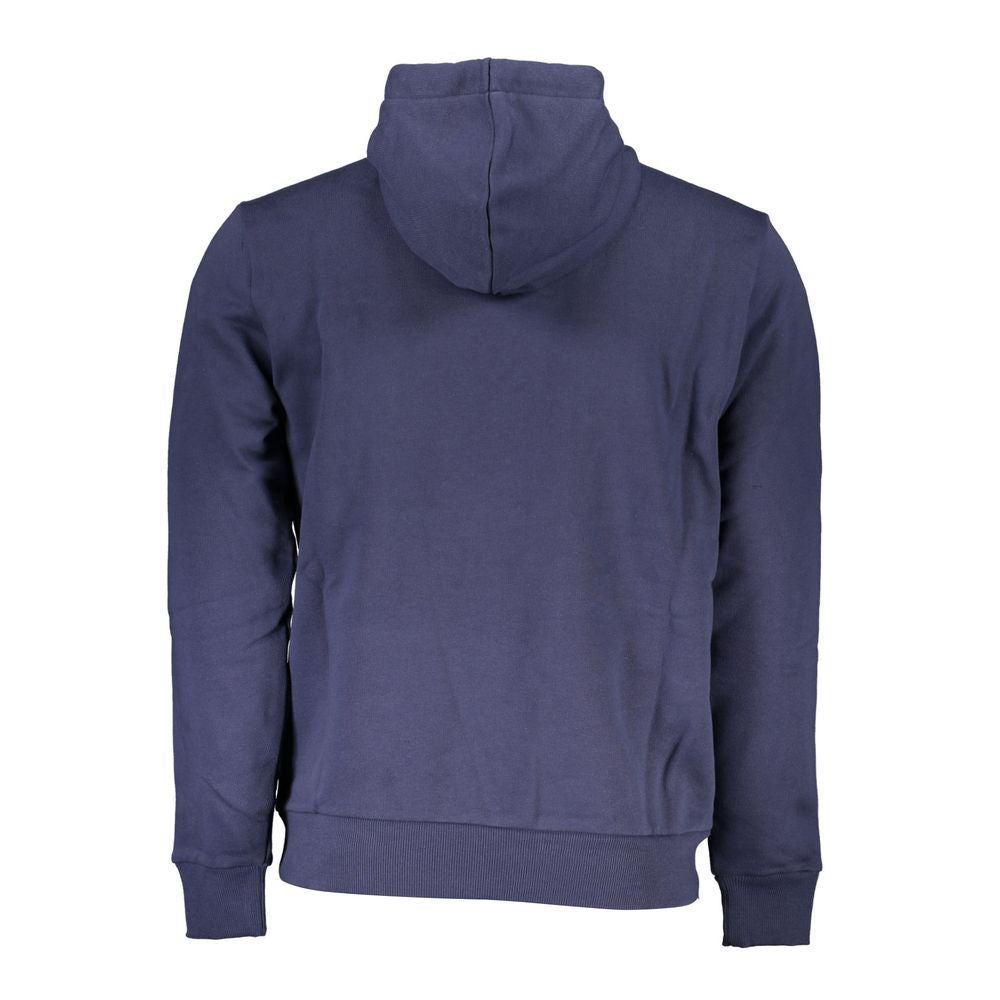 North Sails Blue Cotton Men Sweatshirt