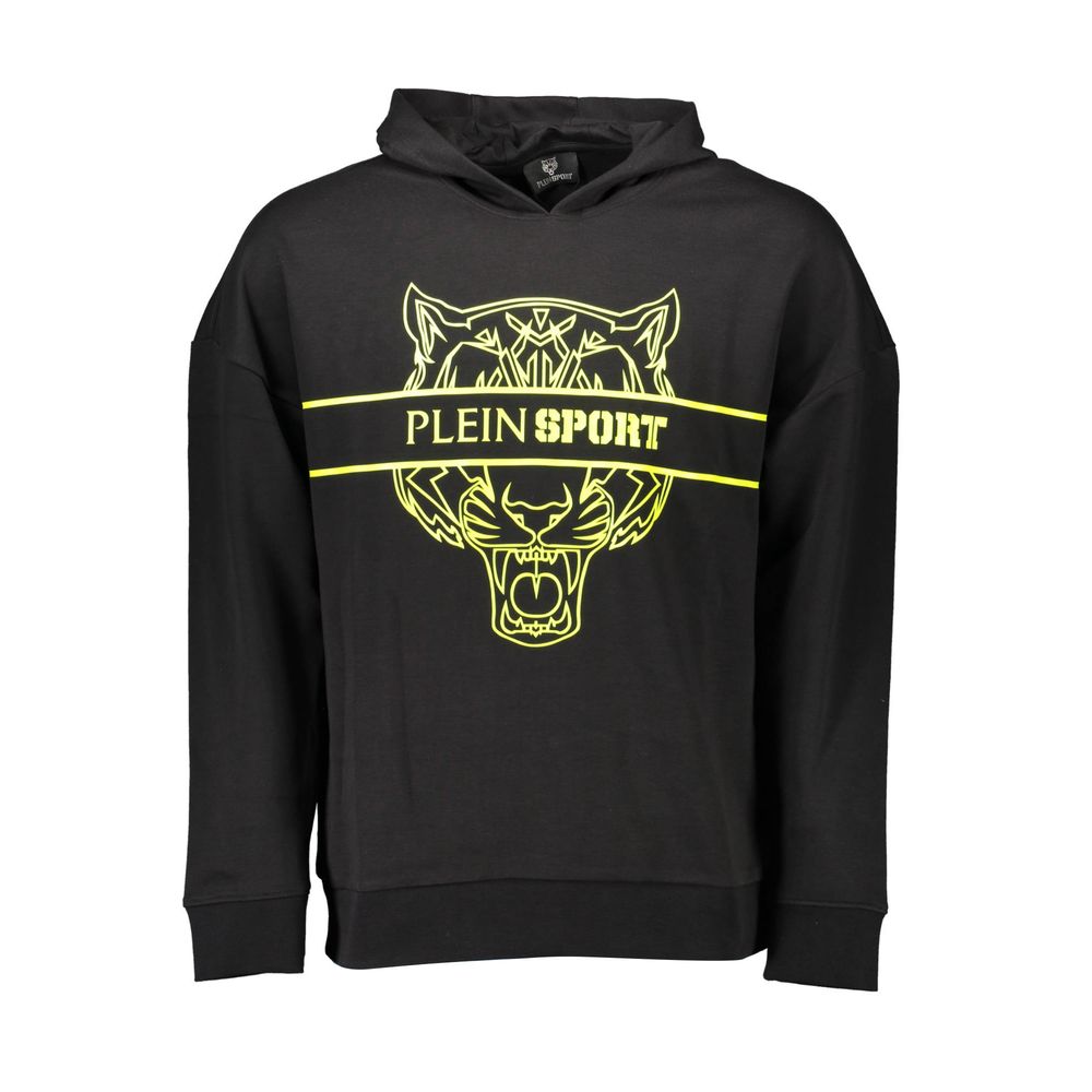 Plein Sport Black Cotton Men Sweatshirt