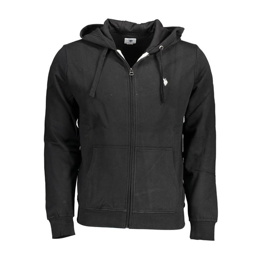 U.S. POLO ASSN. Black Cotton Men's Hoodie