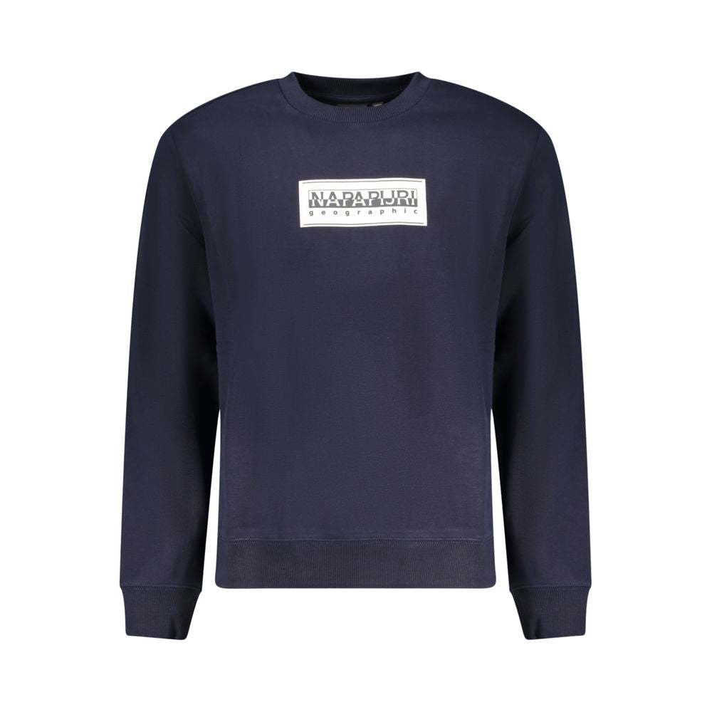 Napapijri Blue Cotton Men's Sweatshirt