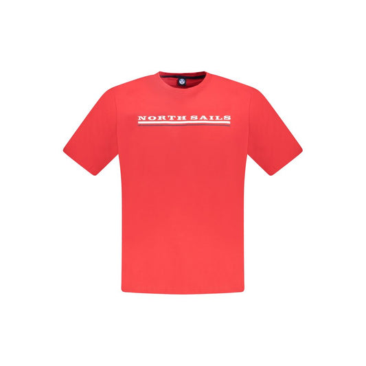 North Sails Rosso Cotton Men T-Shirt