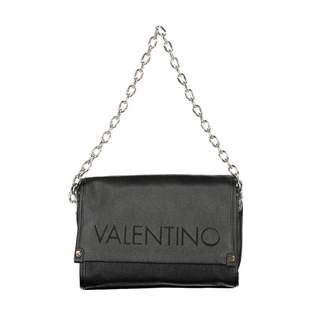 Mario Valentino Black Polyurethane Women's Handbag