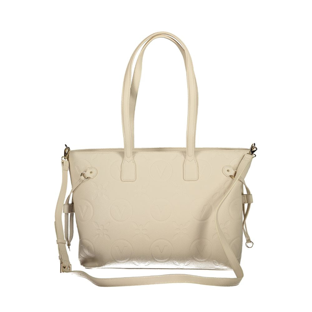 Mario Valentino Beige Polyurethane Women's Handbag