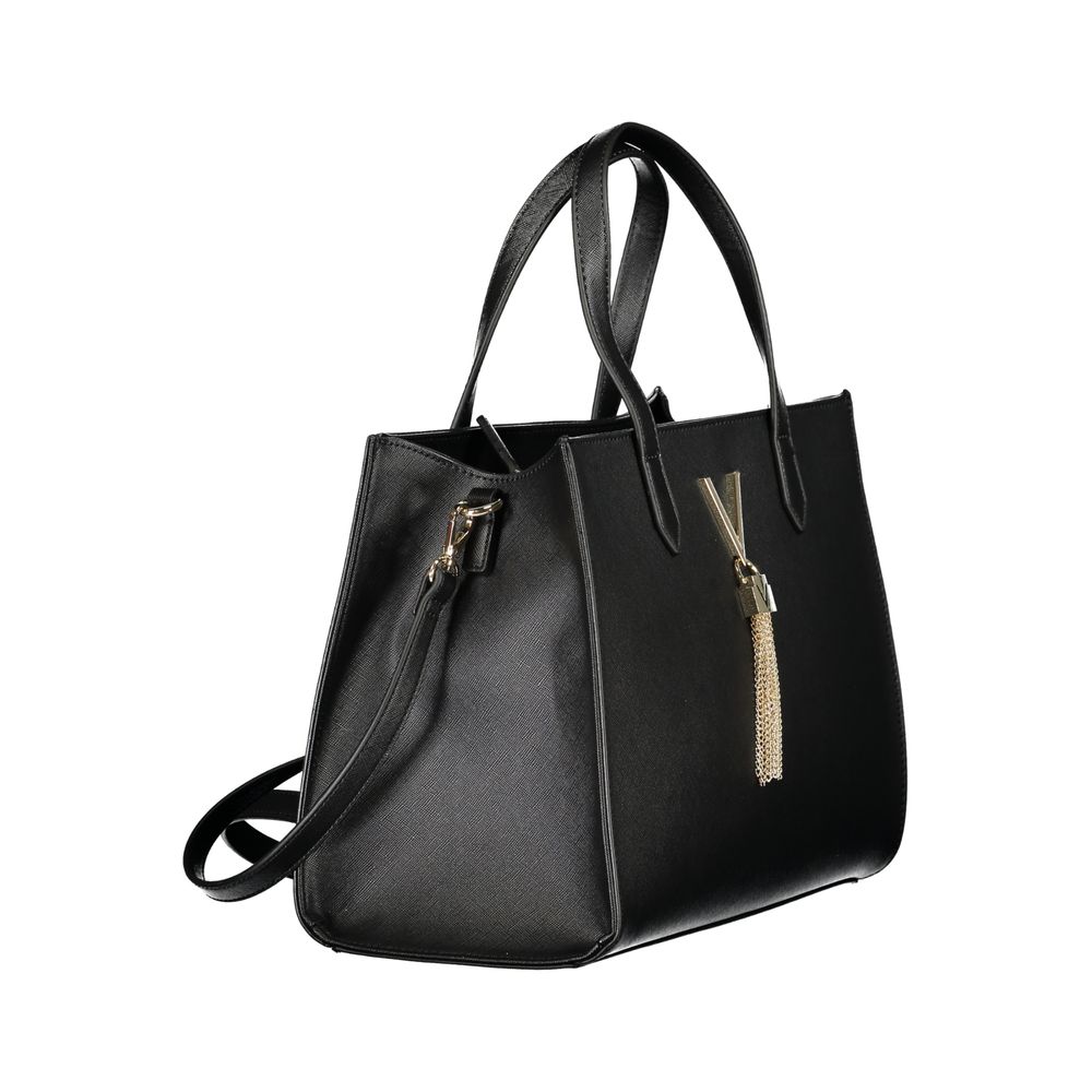 Mario Valentino Black Polyurethane Women Handbag