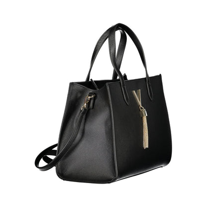 Mario Valentino Black Polyurethane Women Handbag