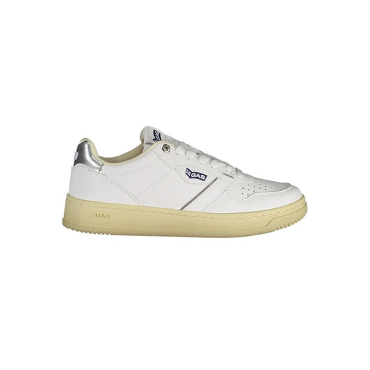 Gas Bianco Polyurethane Women Sneaker 1728,67403481248,Athletic - Sneakers - Shoes,EU35/US5,EU37/US7,EU38/US8,Gas,New with tags,Shoes,Sneakers - Shoes,White,Women