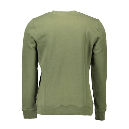 Napapijri Verde Cotton Men Sweatshirt