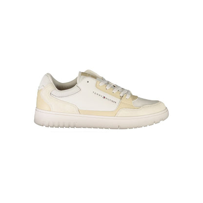 Tommy Hilfiger Beige Polyester Athletic Sneakers Tommy Hilfiger