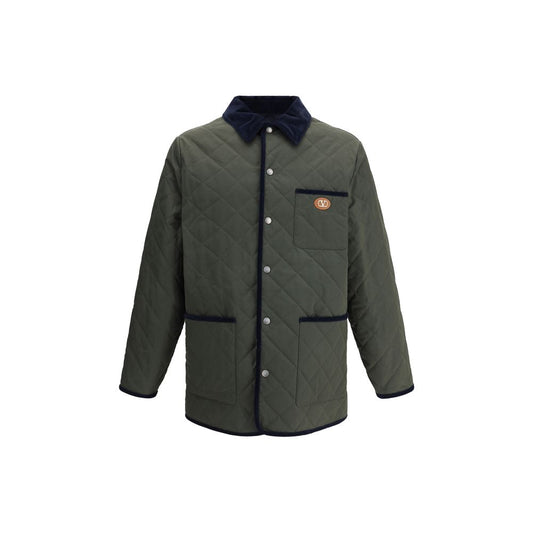 Valentino Bicolor Polyamide Coat