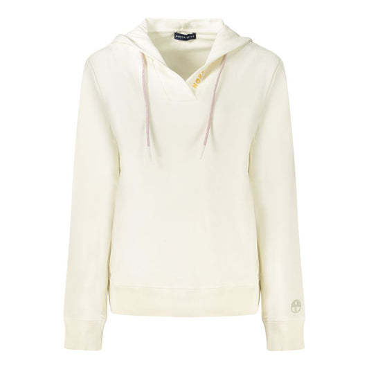 North Sails White Cotton Women's Hooded Sweatshirt