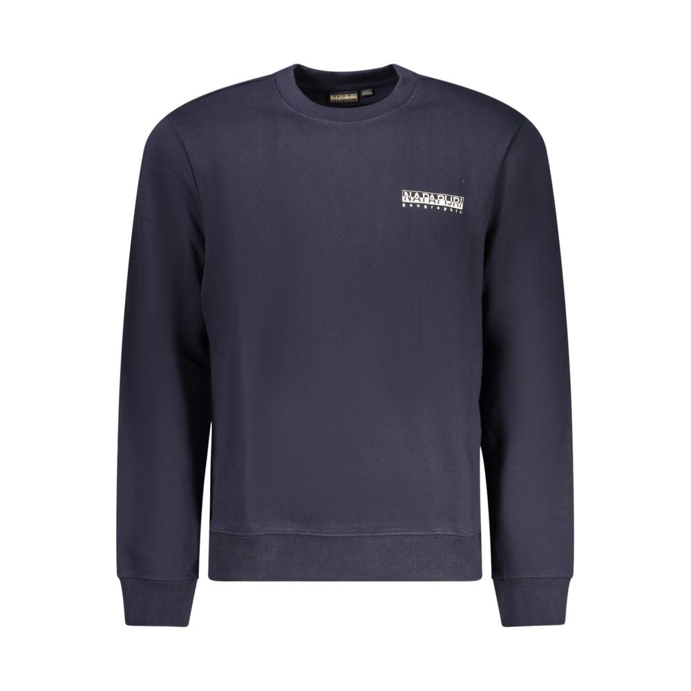 Napapijri Blue Cotton Sweatshirt Napapijri