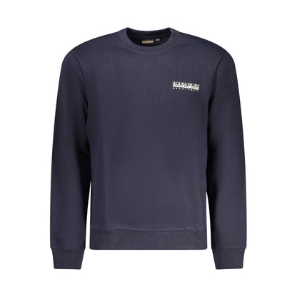 Napapijri Blue Cotton Sweatshirt Napapijri