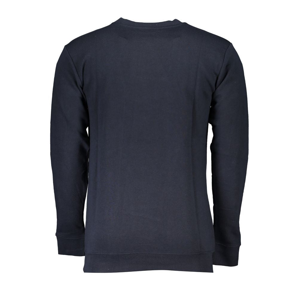 Cavalli Class Blue Cotton Men Sweatshirt