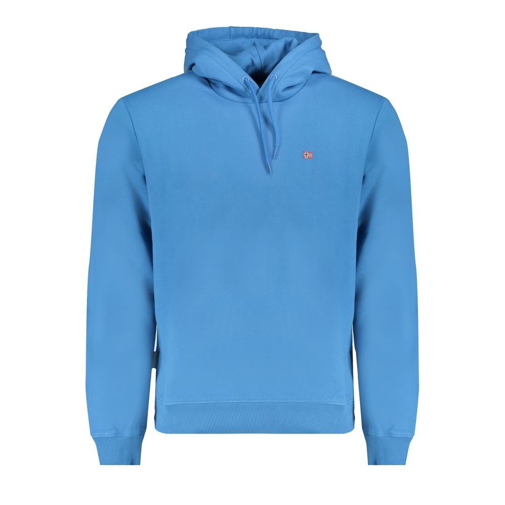 Napapijri Blue Cotton Sweatshirt Napapijri