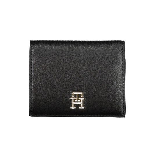 Tommy Hilfiger Black Polyurethane Women Wallet 1728,67403481248,Accessories,Black,New with tags,Tommy Hilfiger,Wallets - Accessories,Wallets - Wallets - Accessories,Women