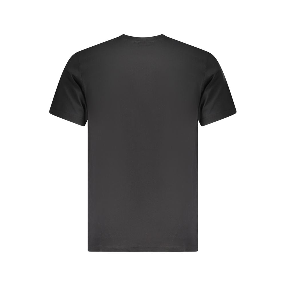 Fila Black Organic Cotton Men T-Shirt