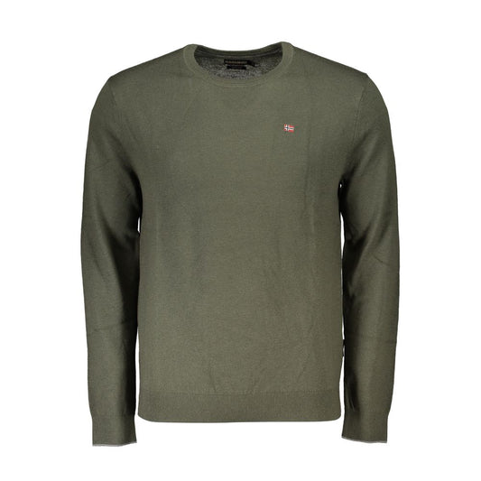 Napapijri Green Fabric Sweatshirt Napapijri
