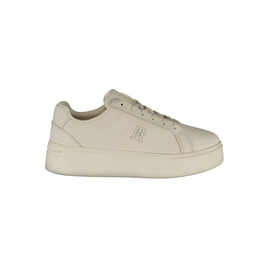 Tommy Hilfiger Bianco Leather Women Sneaker 1728,67403481248,EU40/US10,Low Tops - Sneakers - Shoes,New with tags,Shoes,Sneakers - Shoes,Tommy Hilfiger,White,Women
