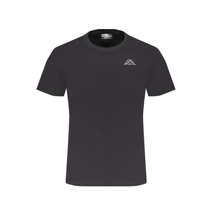 Kappa Black Cotton Men's T-Shirt