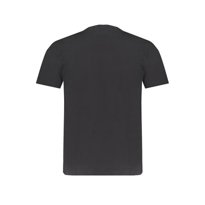 Kappa Black Cotton Men's T-Shirt