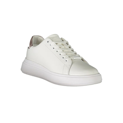 Calvin Klein White Leather Women Sneaker