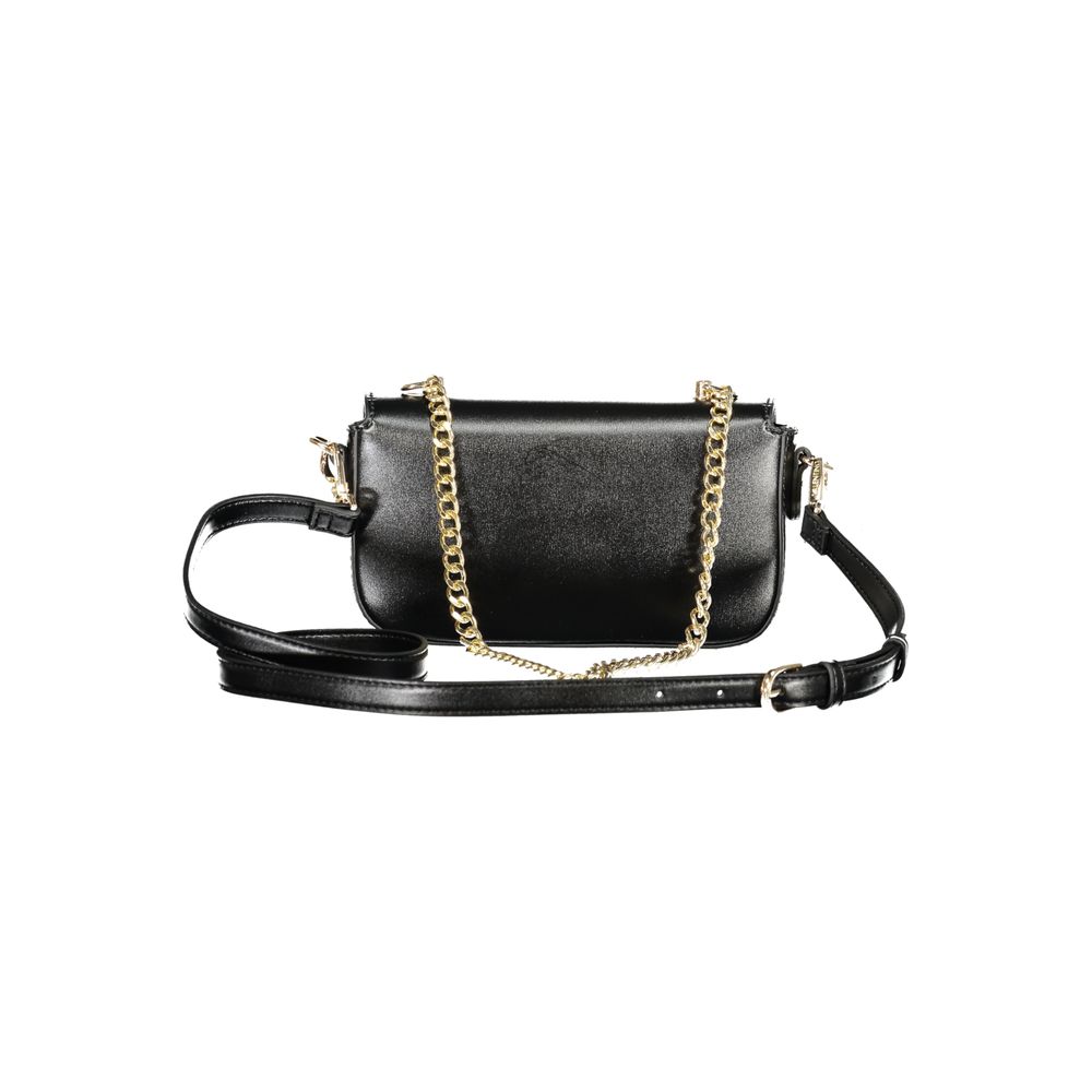 Mario Valentino Nero Polyurethane Women Shoulder Bag