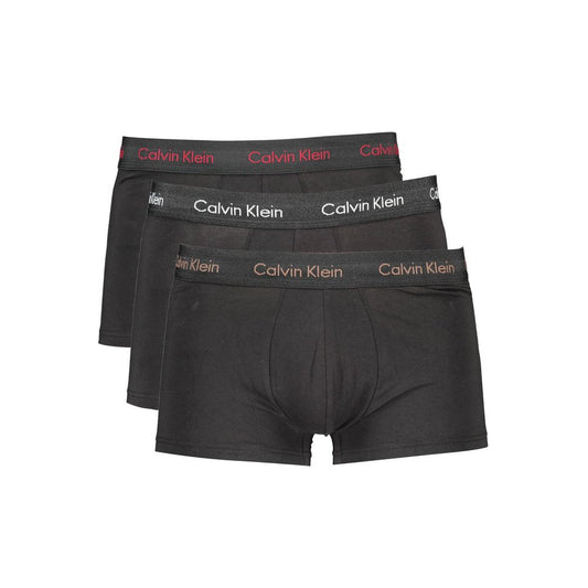Calvin Klein Black Cotton Men Boxer