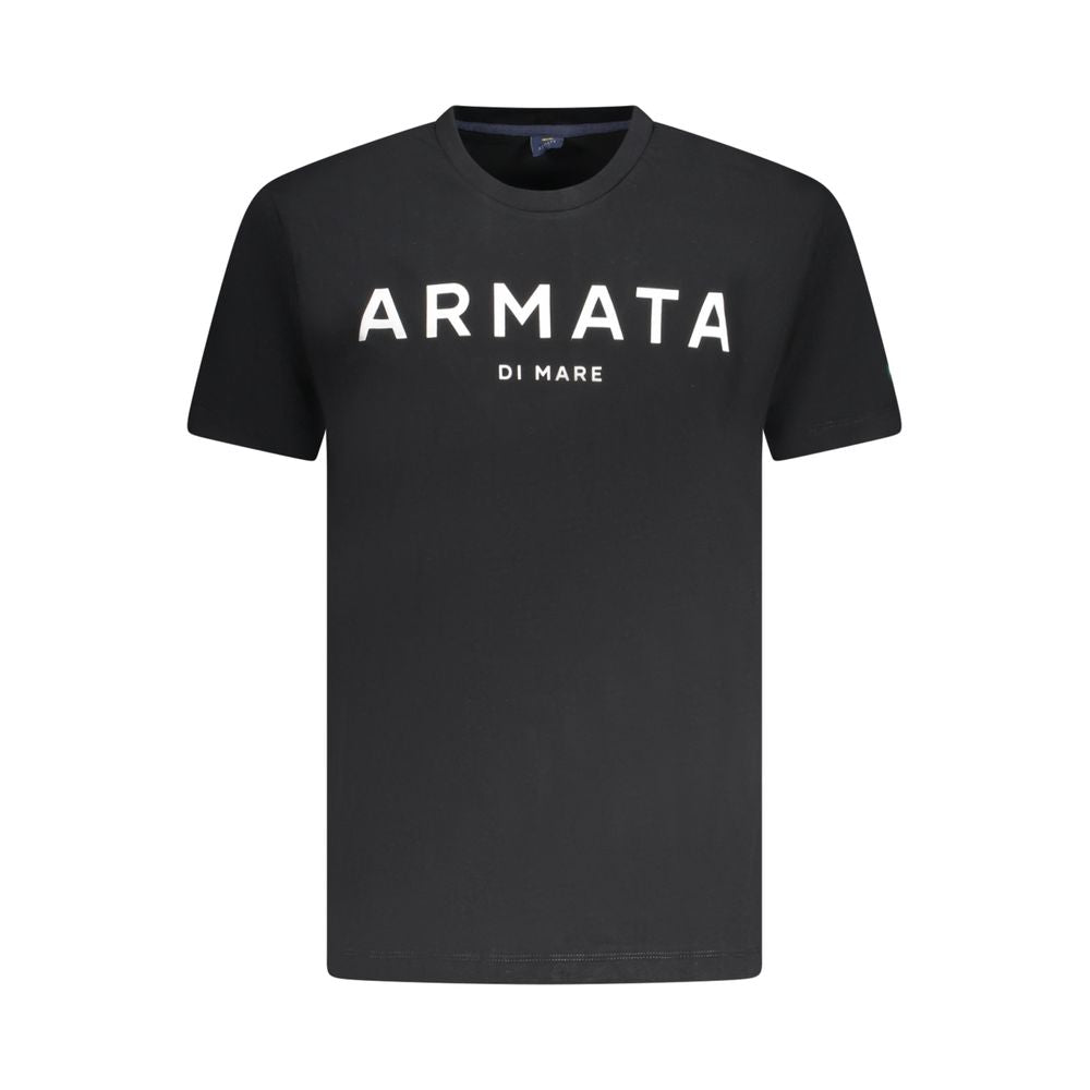 Armata Di Mare Black Cotton Men's T-Shirt