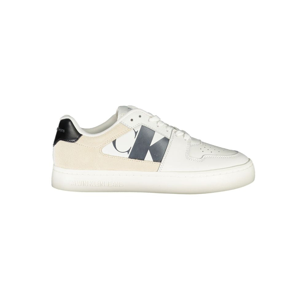 Calvin Klein White Polyurethane Women Sneaker