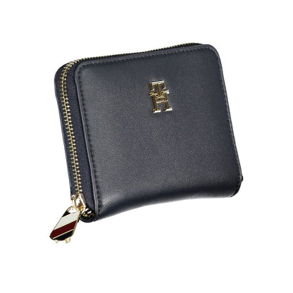 Tommy Hilfiger Blue Polyurethane Women Wallet