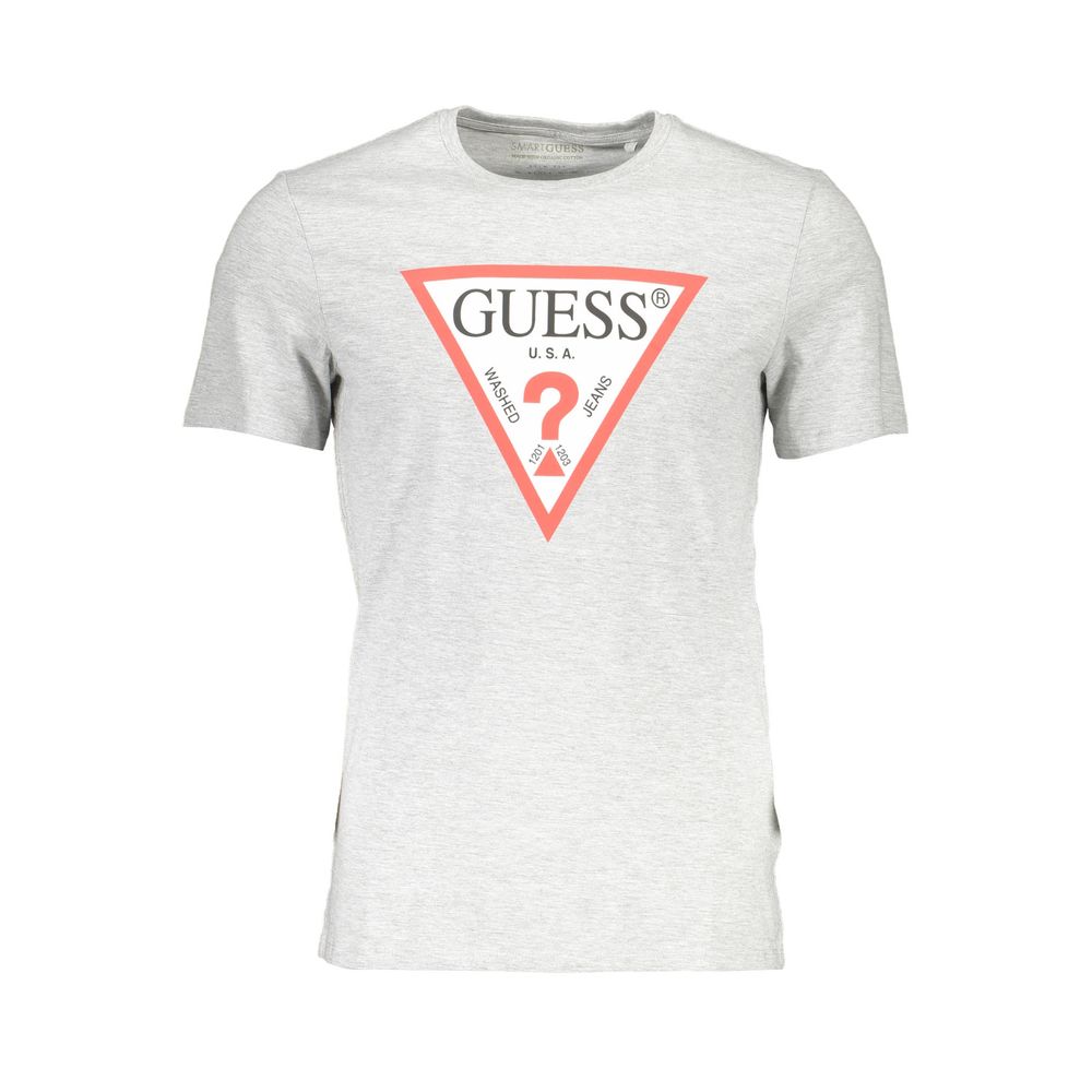 Guess Jeans Grigio Cotton Men T-Shirt