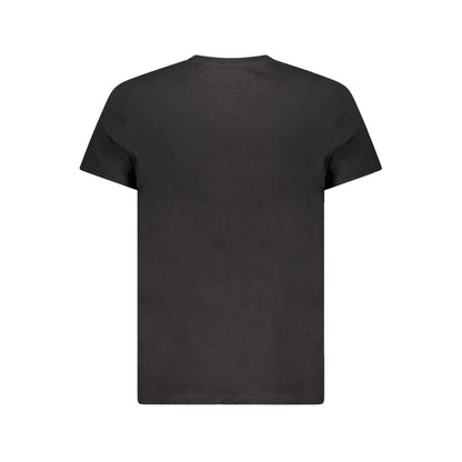 Tommy Hilfiger Black Cotton Men's T-Shirt