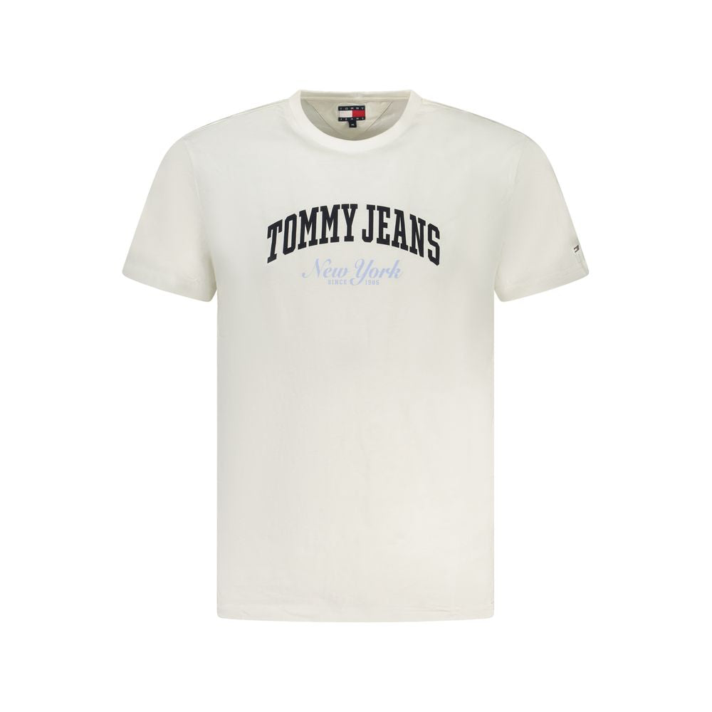 Tommy Hilfiger White Cotton Men's T-Shirt