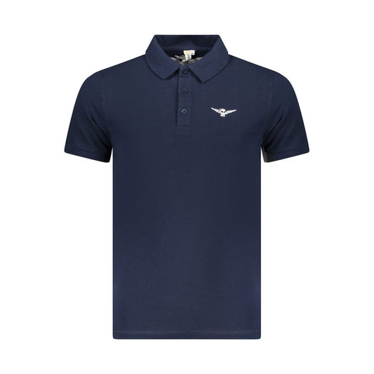 Accademia Militare Blu Cotton Mens Polo