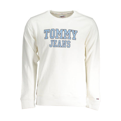 Tommy Hilfiger Bianco Cotton Mens Sweatshirt Tommy Hilfiger