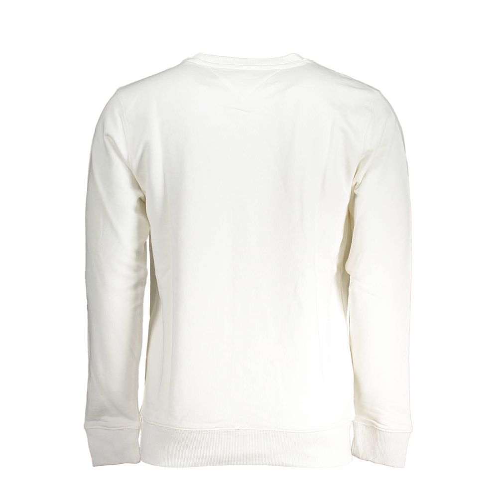 Tommy Hilfiger Bianco Cotton Mens Sweatshirt Tommy Hilfiger