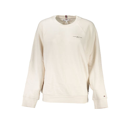 Tommy Hilfiger Beige Cotton Sweatshirt Tommy Hilfiger